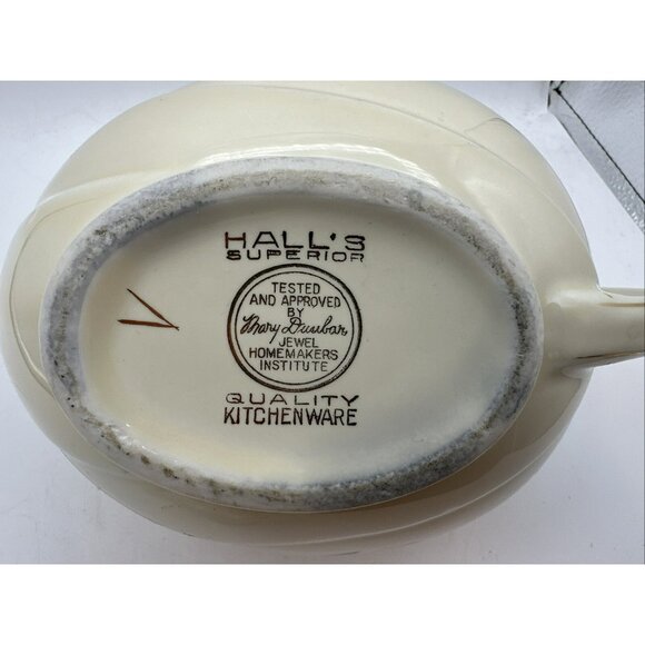 Aladdin Tea Pot Hall Autumn Leaf with Lid and Infuser Vintage MCM - Picture 15 of 15